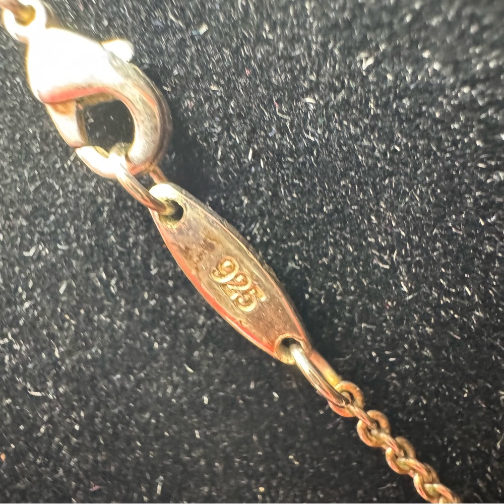 VTG Tiffany & Co. 925 Silver Circle 1837 Pendant 17” Necklace - Picture 7 of 8
